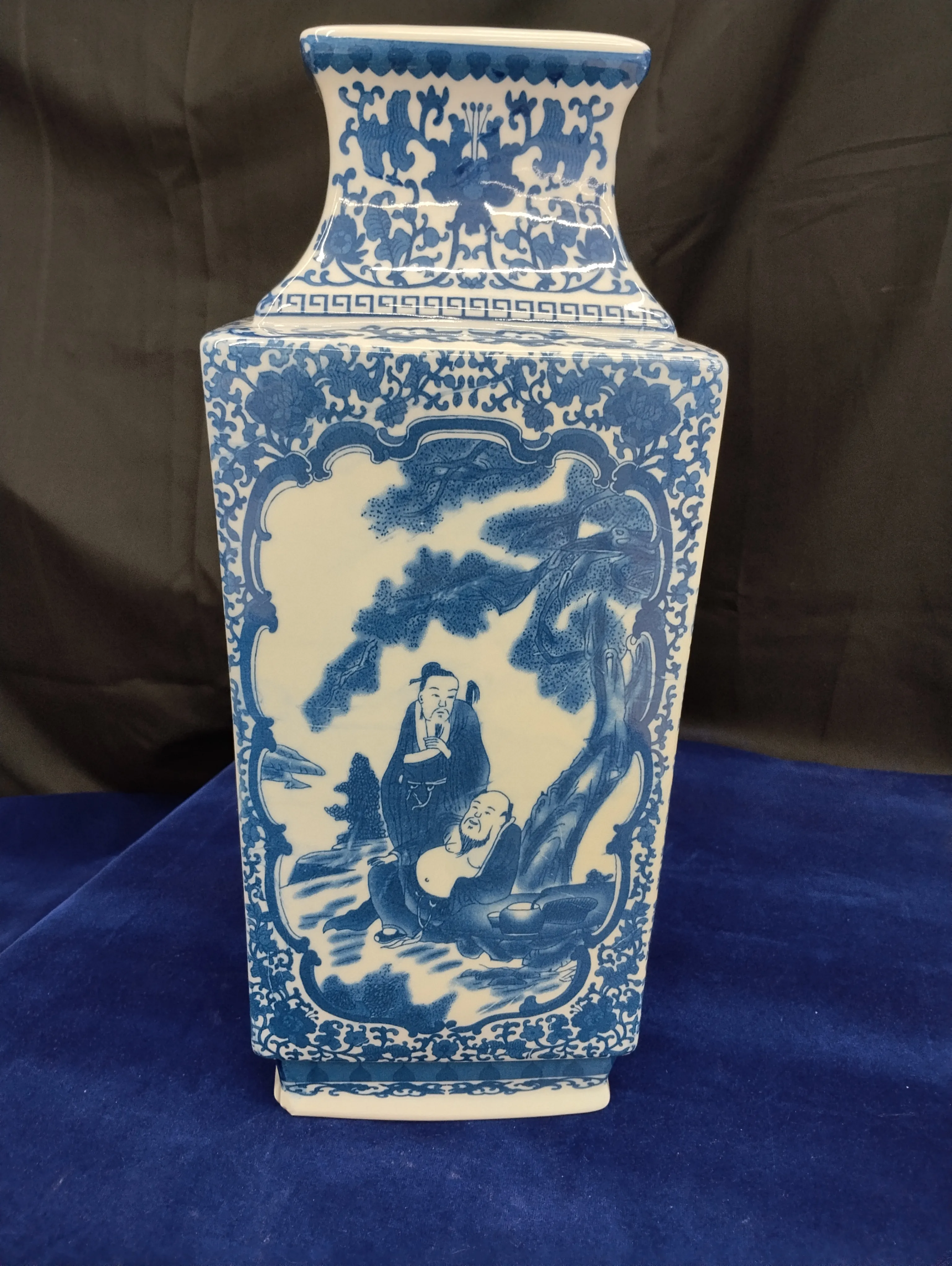 Blue Porcelain Jar view 2