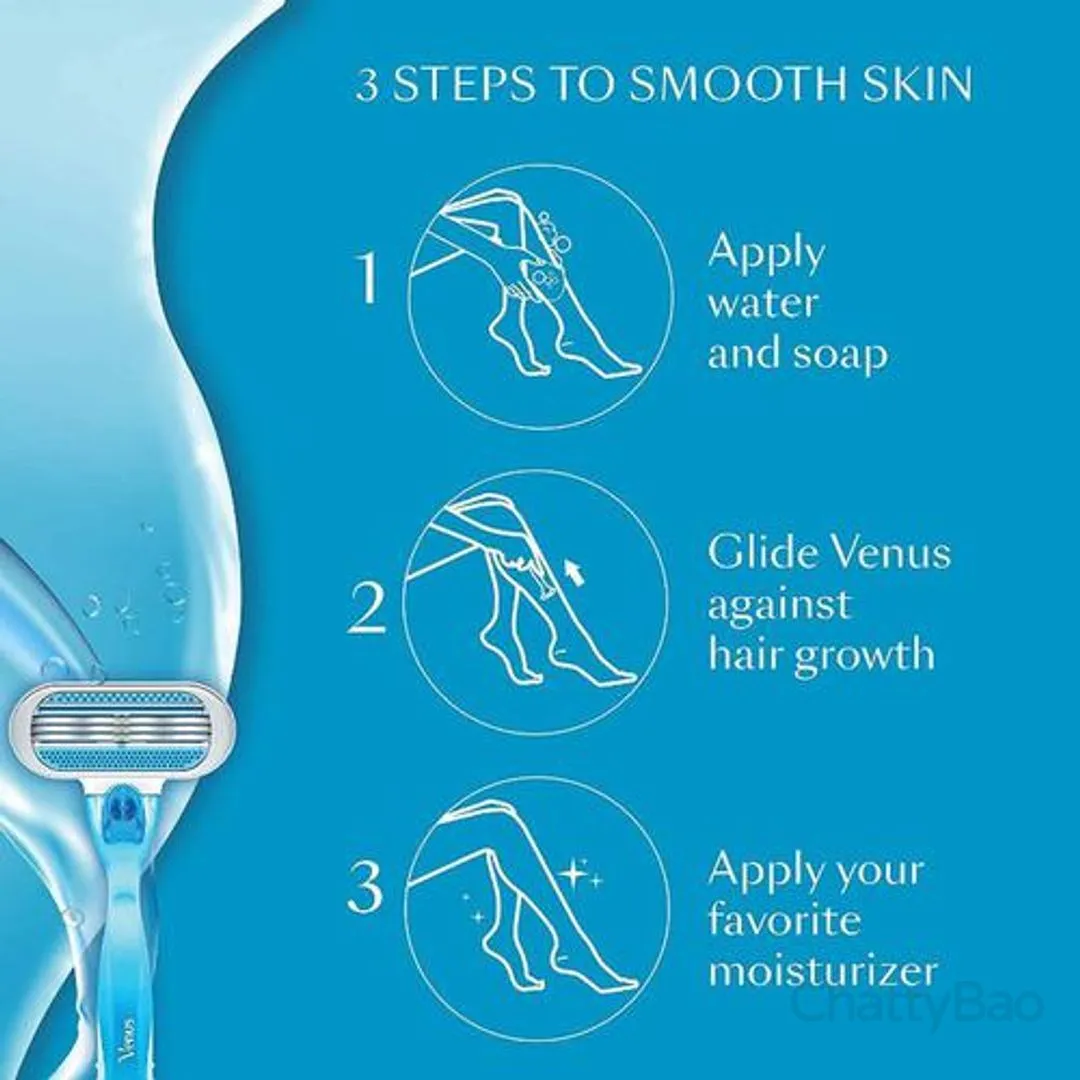 Gillette Venus Smooth - Razor Blade For Women 2 Pieces view 4