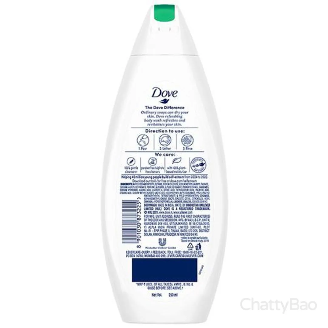 Dove Refreshing Body Wash 250 ml view 2