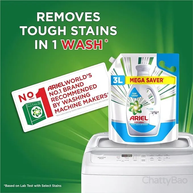 Ariel Matic Liquid Detergent Top Load 3 L view 3