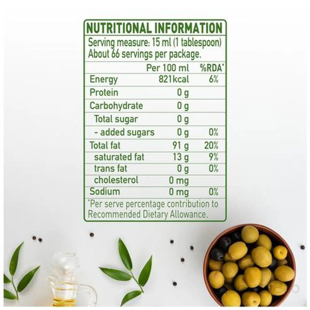 Figaro Pure Olive Oil Tin 500 ml view 3