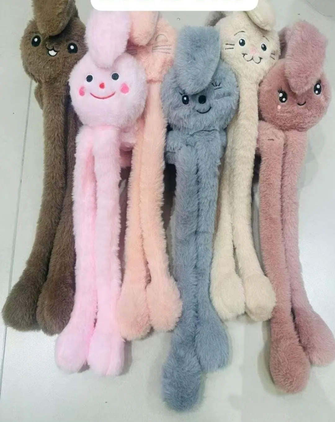 Plush Animal Tail Keychains view 2