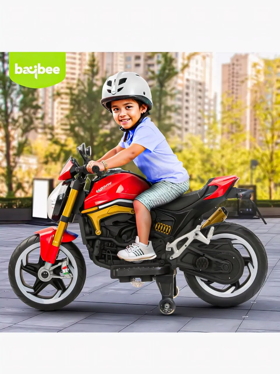Light-Up Monster Ride-On Bike view 2