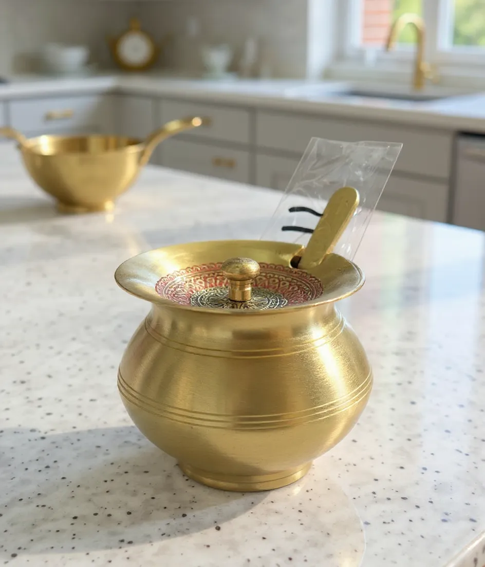 Brass Ghee Pot 300ml