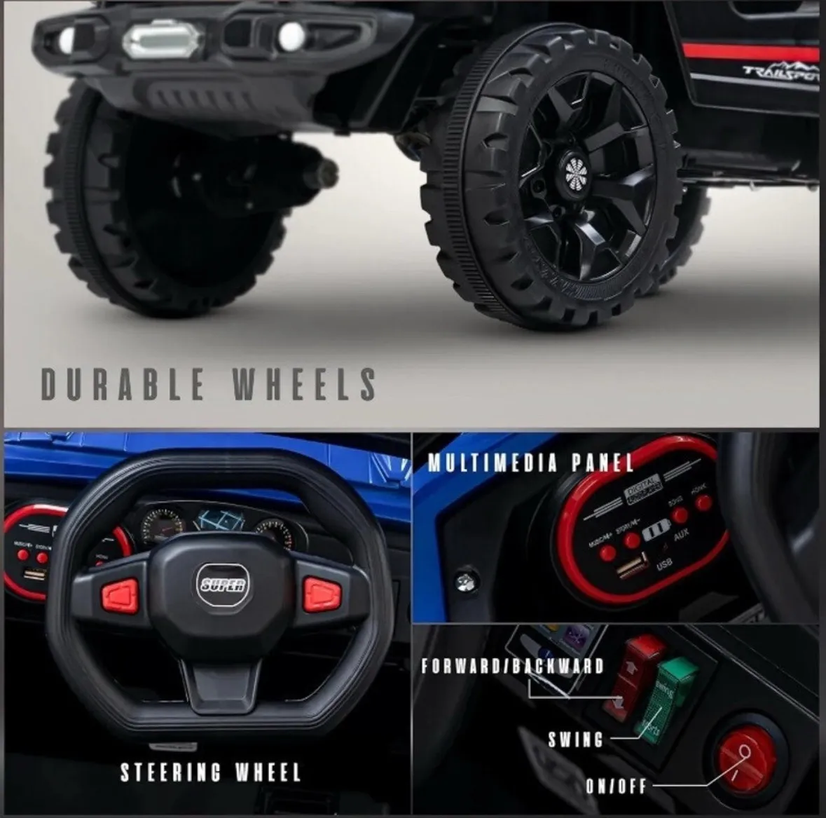Ride On Electric Jeep For Kids view 4