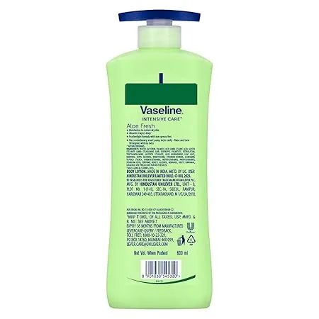 Vaseline Aloe Fresh Body Lotion 600 ml view 2