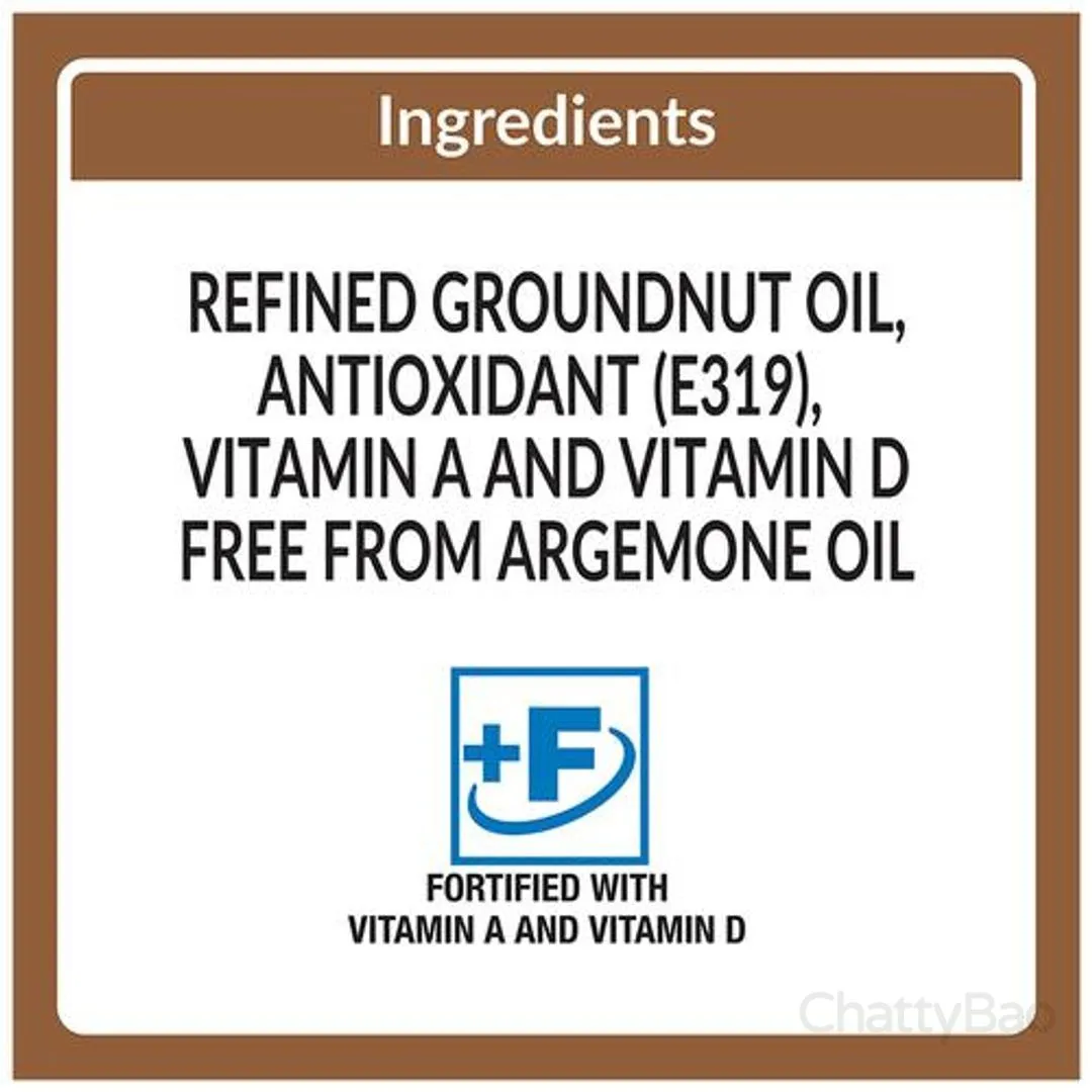 Dalda Refined Groundnut Oil Bottle 1 L view 5
