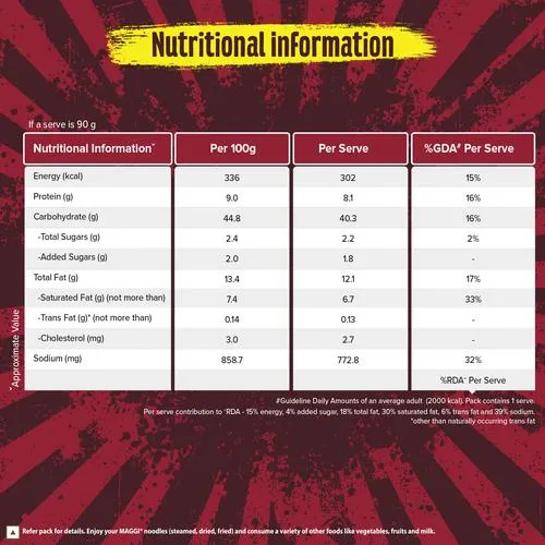 Maggi Korean BBQ Instant Chicken Noodles 90 g view 3