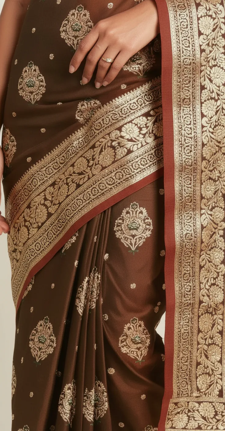 Classic Banarasi Saree. view 3