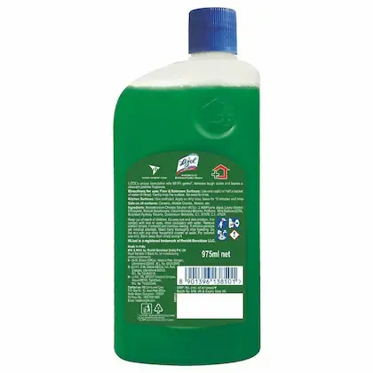 Lizol Disinfectant Surface & Floor Cleaner - Jasmine 975 ml view 2