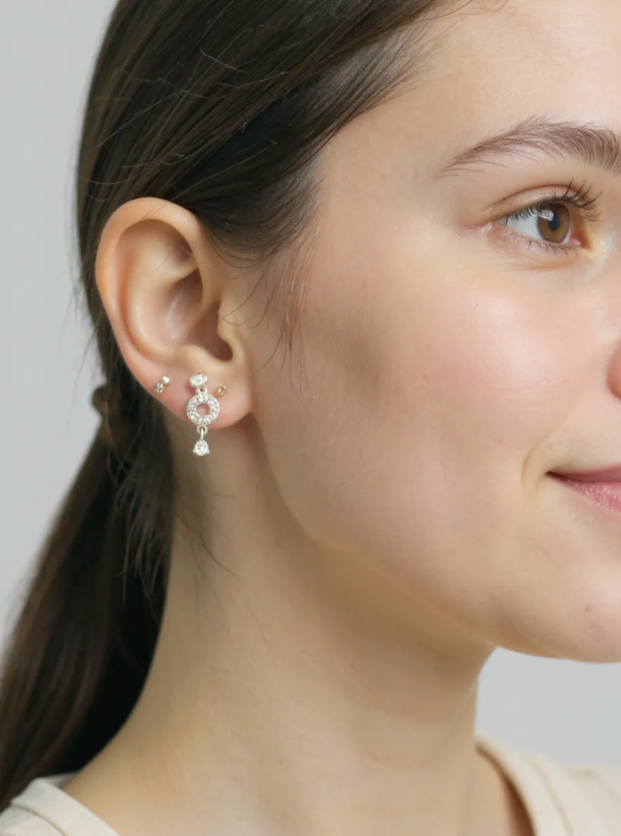Crystal Drop Earrings