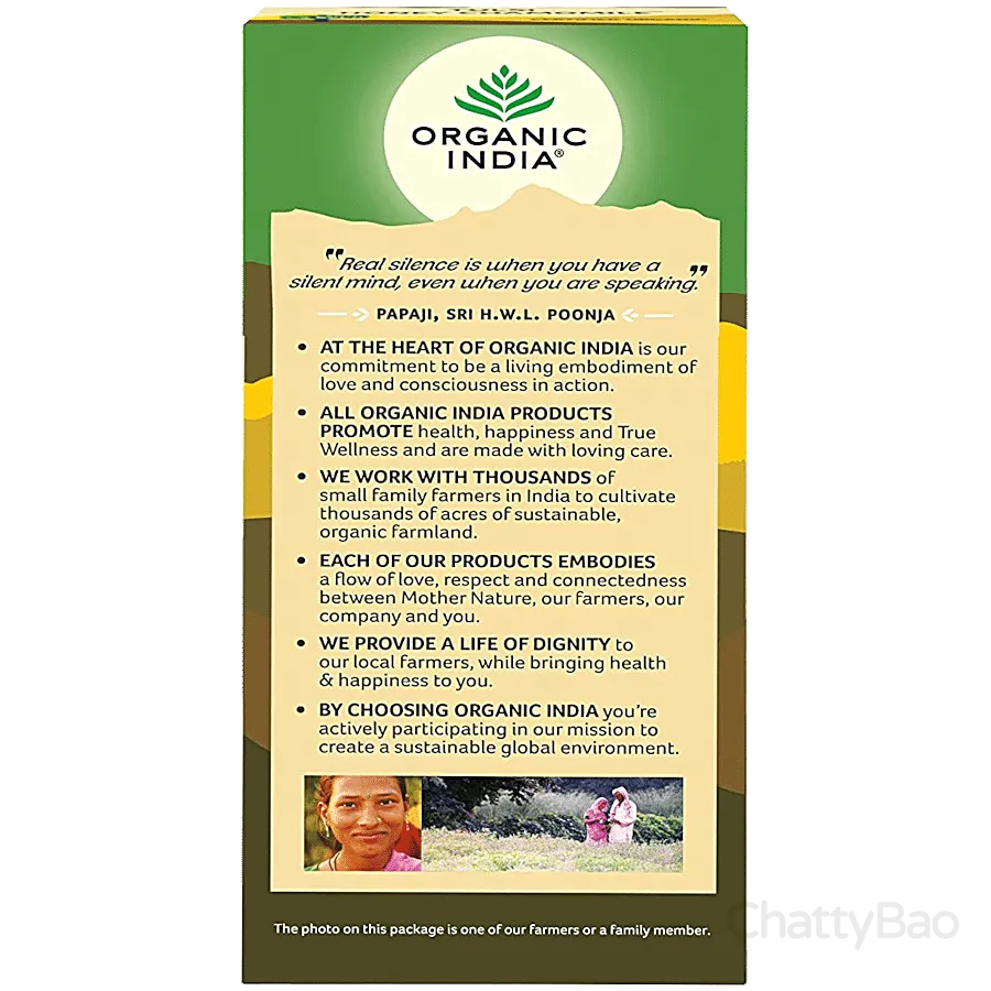 Organic India Chamomile Tea Bags - Tulsi Honey (Pack of 25) view 5