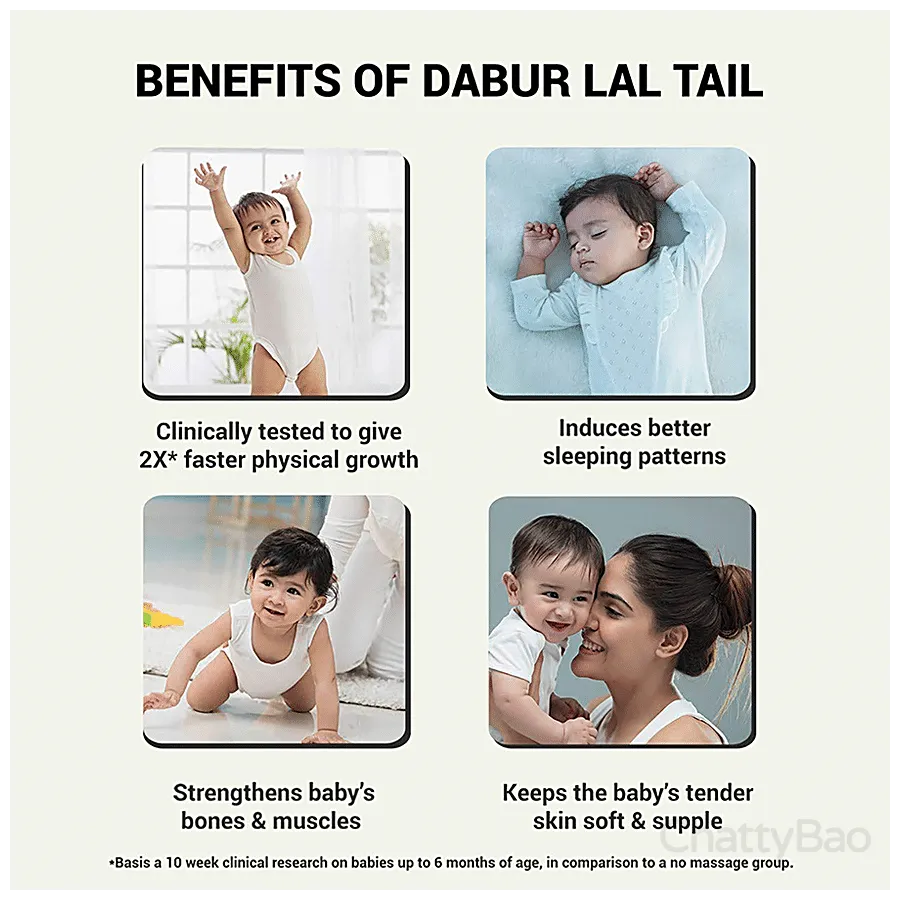 Dabur Lal Tail - Ayurvedic Massage Oil 500 ml view 3
