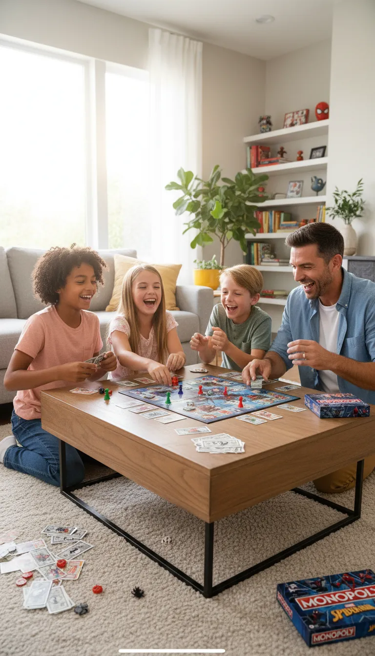 Monopoly Marvel Spider-Man Edition Board Game, Play as a Spider Hero, Fun Game for Kids Ages 8 and Up, Strategy Game for 2-6 Players view 2