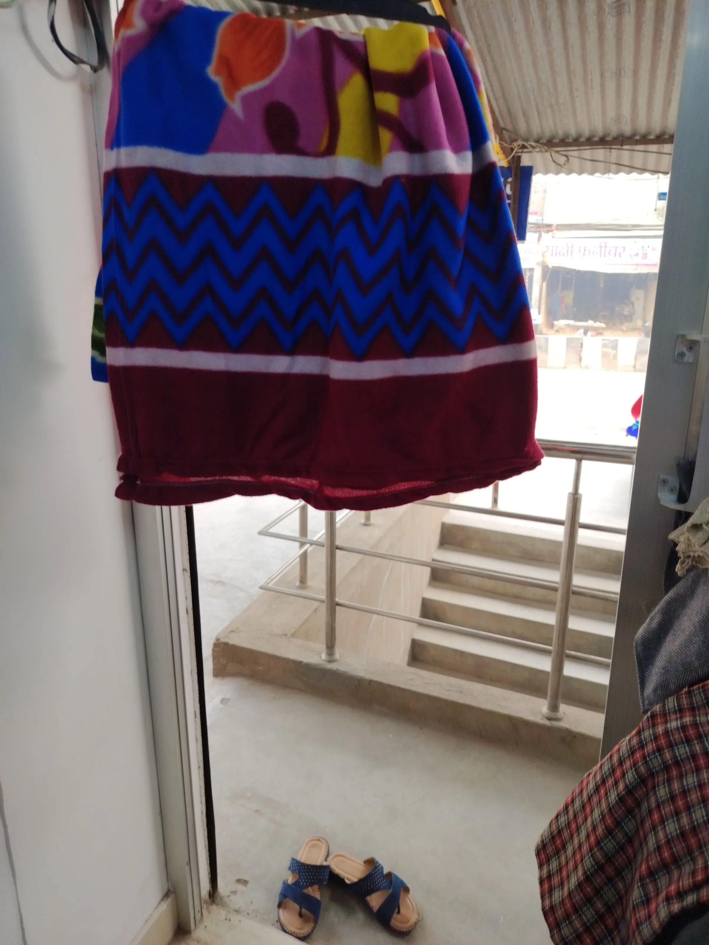 Colorful Fleece Blanket view 2