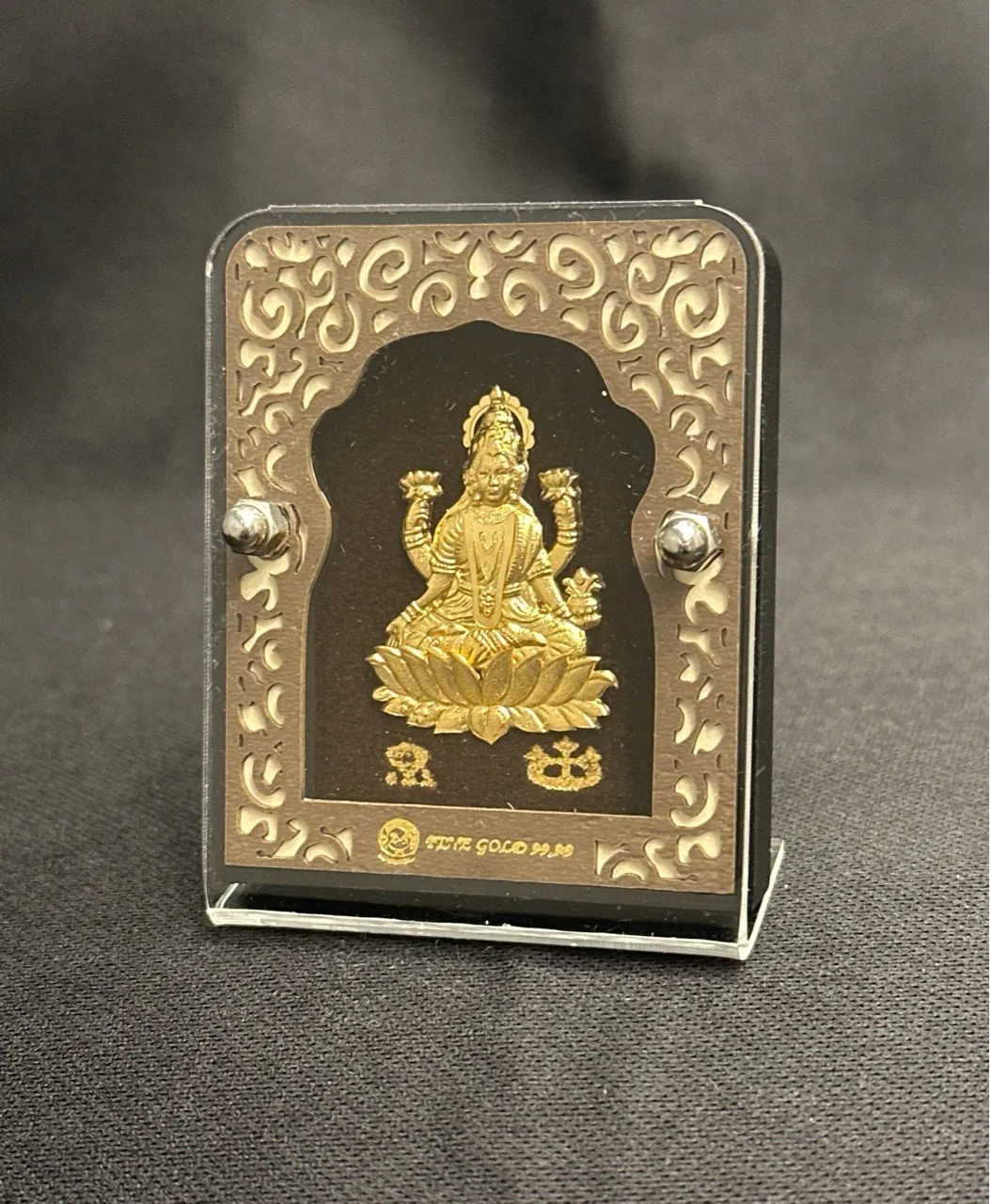 Fine Gold Table Top Lakshmi Frame