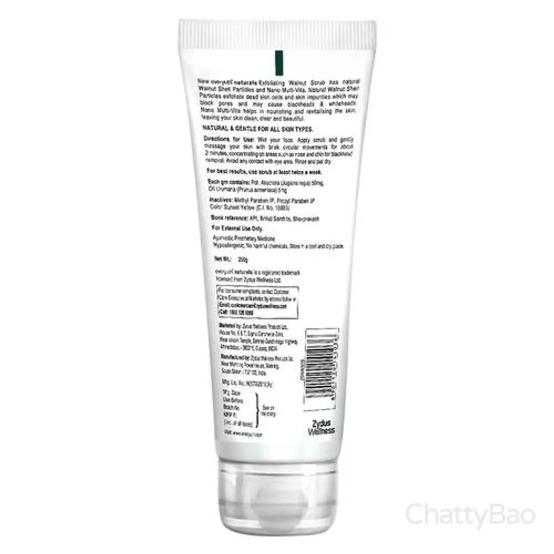 Everyuth Naturals Hydrating & Exfoliating Walnut Apricot Scrub 200 g view 2