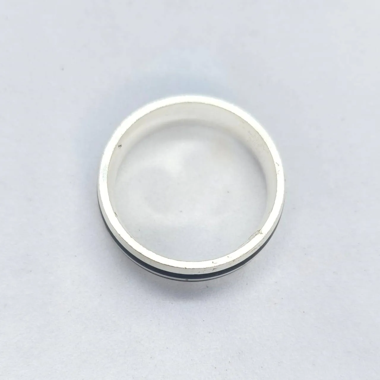 Silver Band Ring (AVSR-93) view 2