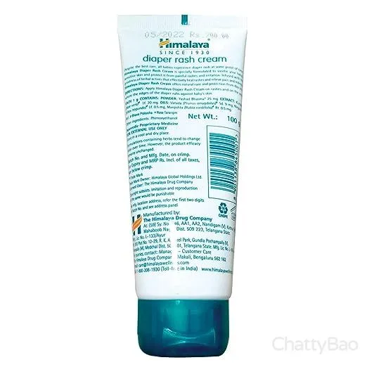 Himalaya Baby Diaper Rash Cream 100 g view 2