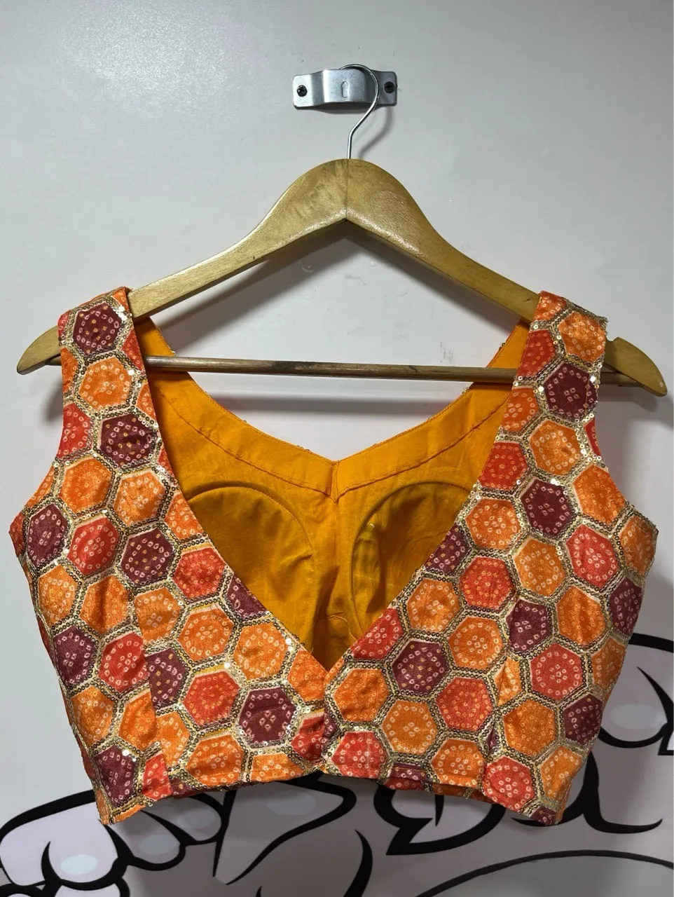 Ethnic Print Blouse view 2