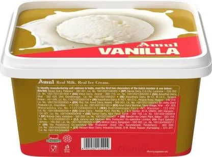 Amul Gold Vanilla Ice Cream 1 L view 2