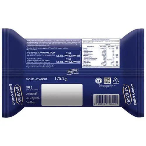 McVities Butter Cookies (Pack of 2 x 175 g each) view 2