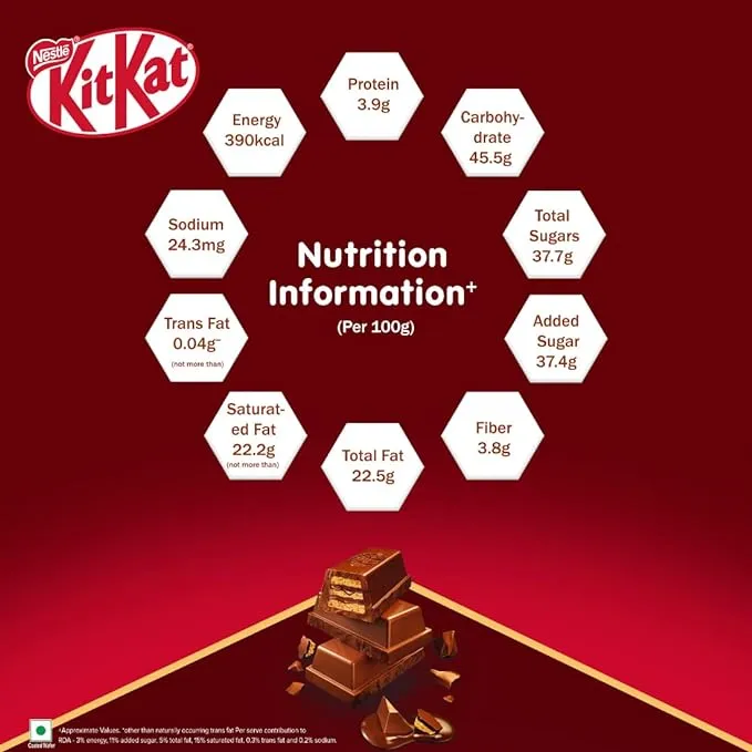 Nestle Kitkat Dark Chocolate Coated Wafer 150 g view 3