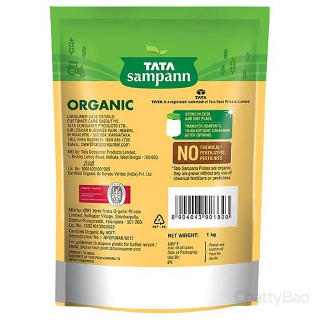 Tata Sampann Organic Chana Dal 1 Kg view 2