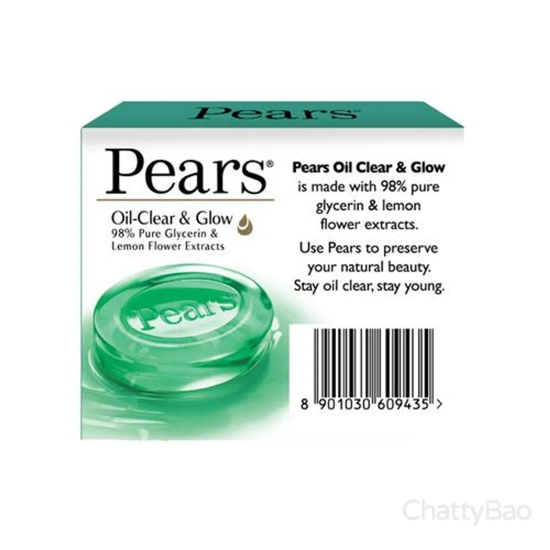 Pears Oil Clear & Glow Soap Bar 75 g view 2