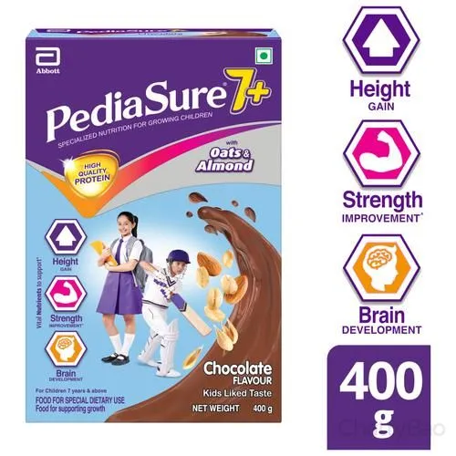 PediaSure 7+ Nutrition Drink Oats & Almonds - Chocolate 400 g view 6