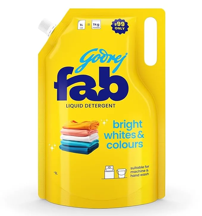 Godrej Fab Liquid Detergent Refill 1 L view 2
