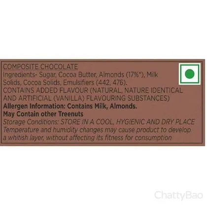 Cadbury Temptations Chocolate Bar - Almond Treat 72 g view 5