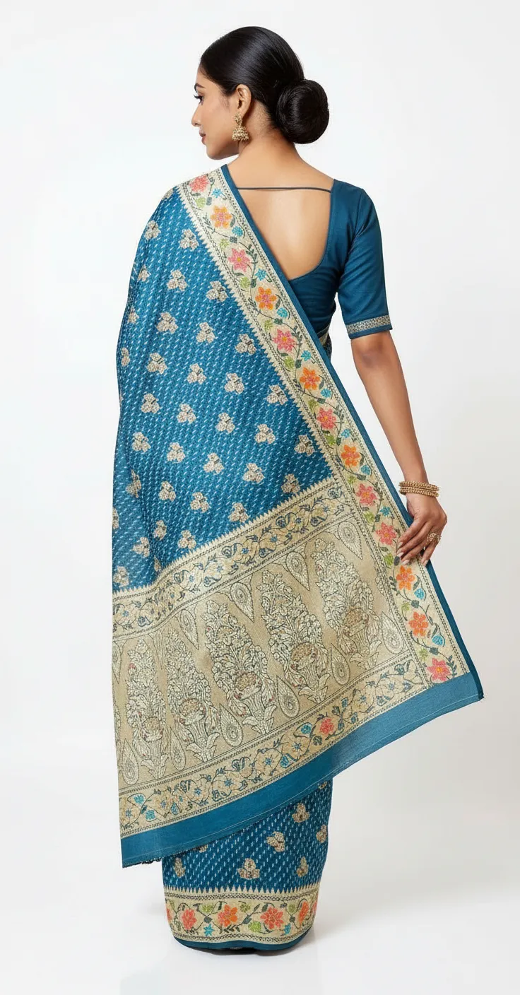 Designer Silk Saree view 4