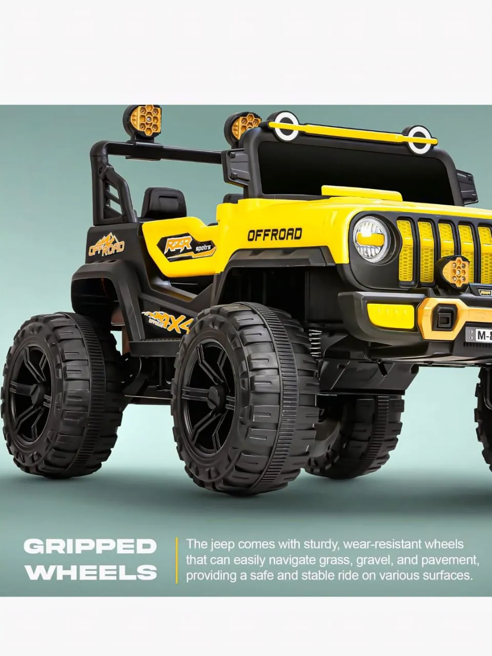Baybee Offroad 4X4 Ride-On Jeep view 5