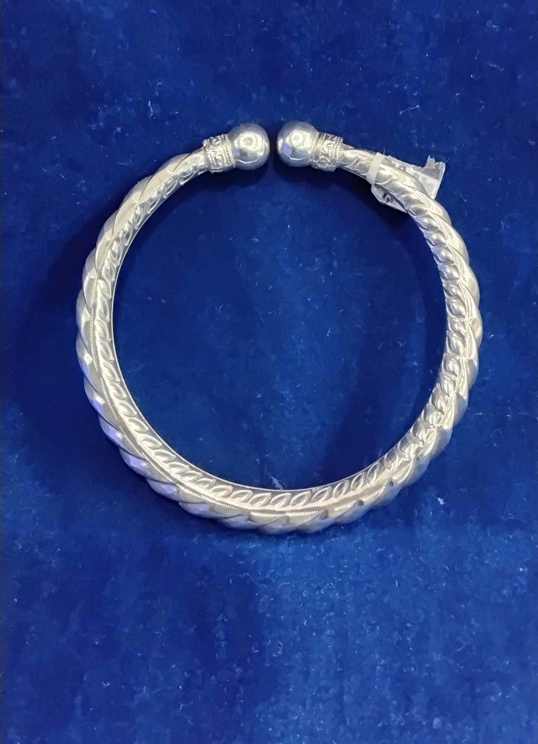 Silver Anklets . view 2