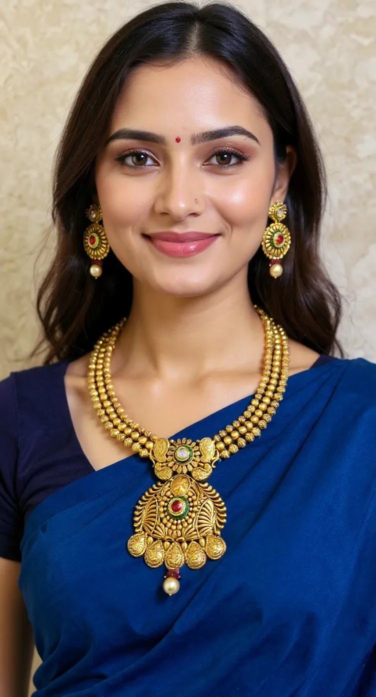 Traditional Gold-Plated Necklace view 2
