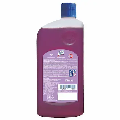 Lizol Disinfectant Surface & Floor Cleaner - Lavender 975 ml view 2