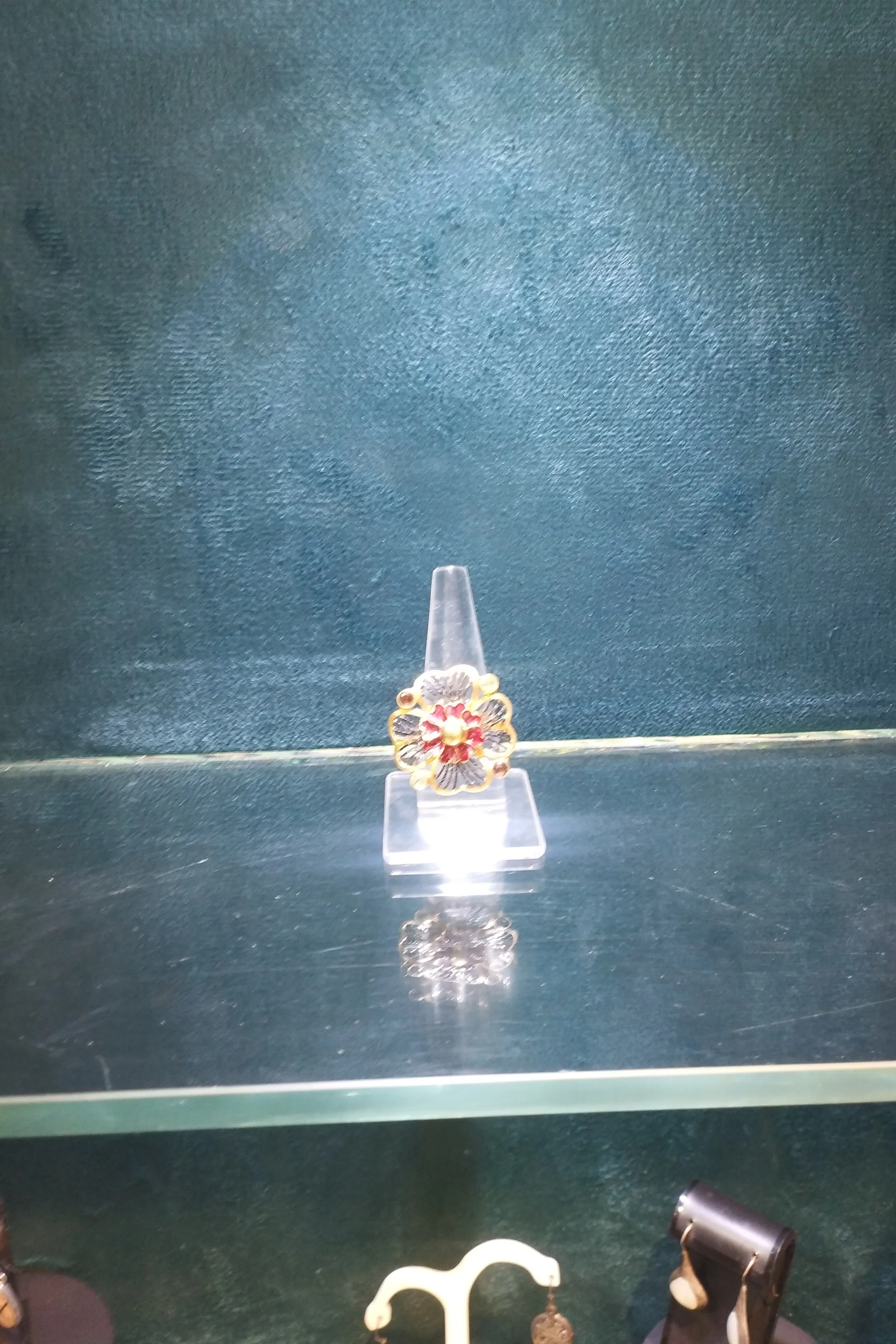 Floral Gemstone Ring view 2