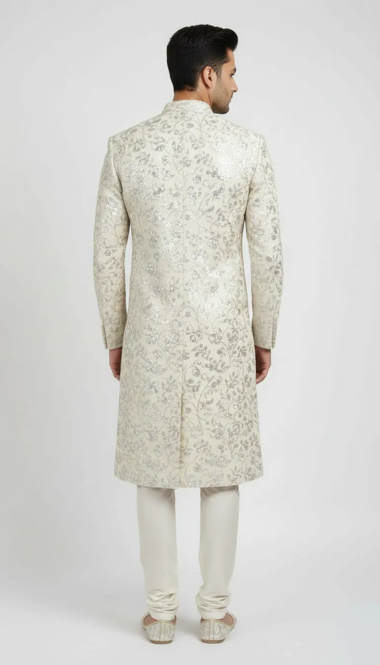 Designer Embroidered Sherwani  view 3