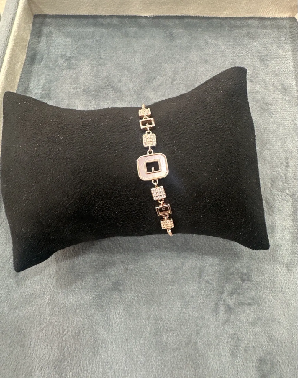 Elegant Diamond Rose Gold Bracelet view 2