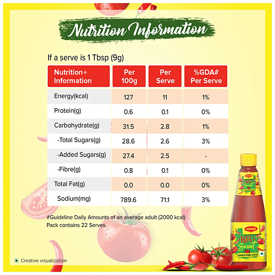 Maggi Hot & Sweet - Tomato Chilli Sauce 200 g view 3