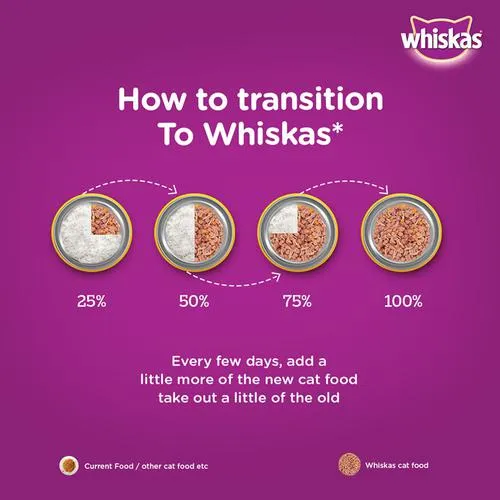 Whiskas Tasty Mix Wet Cat Food Adult 1+ Years - Tuna With Kanikama & Carrot In Gravy 70 g view 6