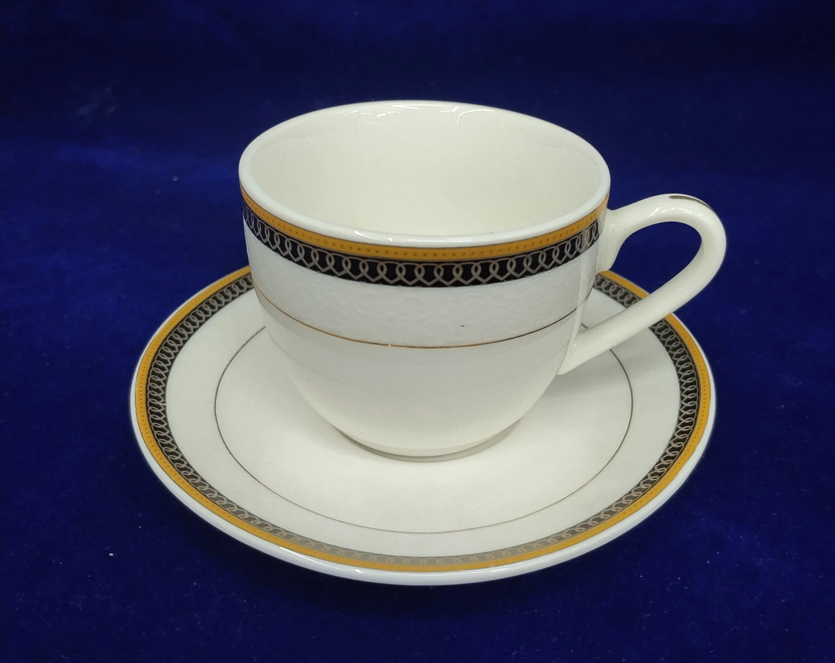 Ceramic Teacup and Saucer view 2