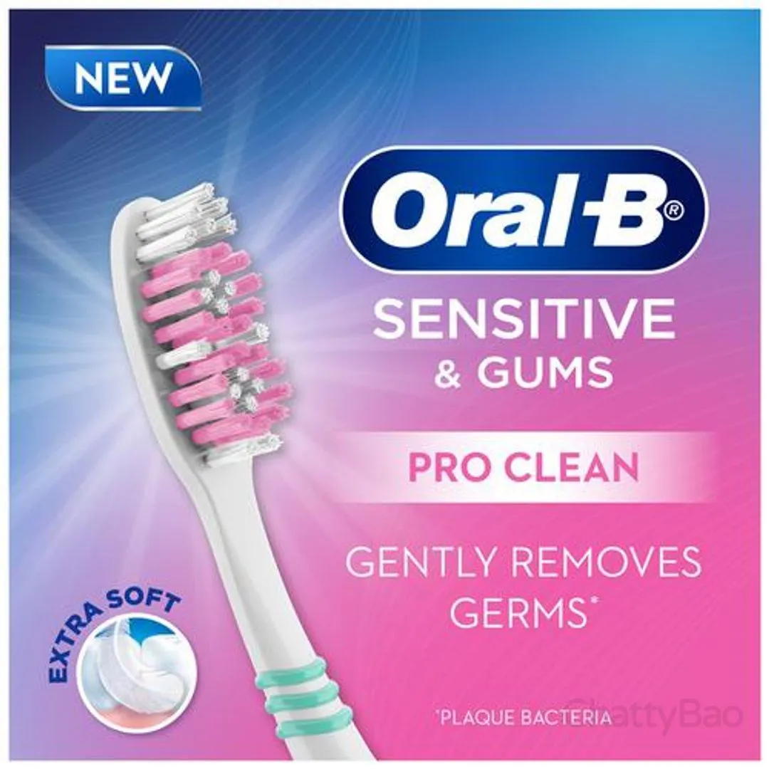 Oral B Sensitive & Gums ??Pro Clean 4 Pieces view 3