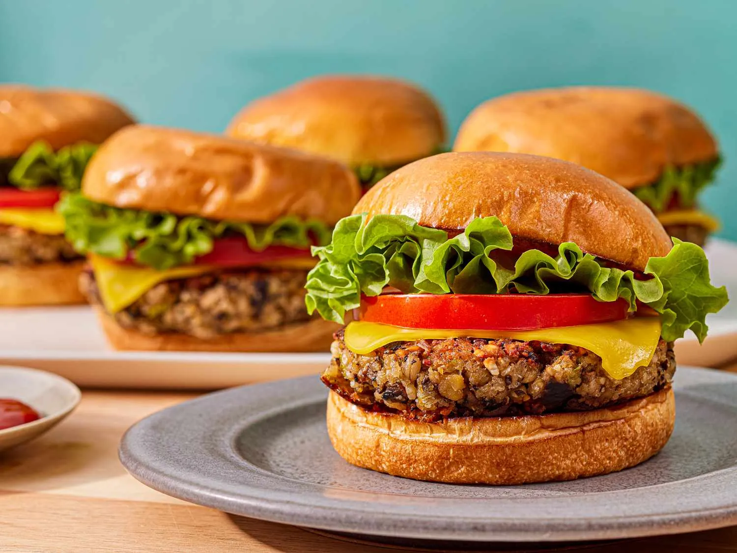 Veg Burger view 2