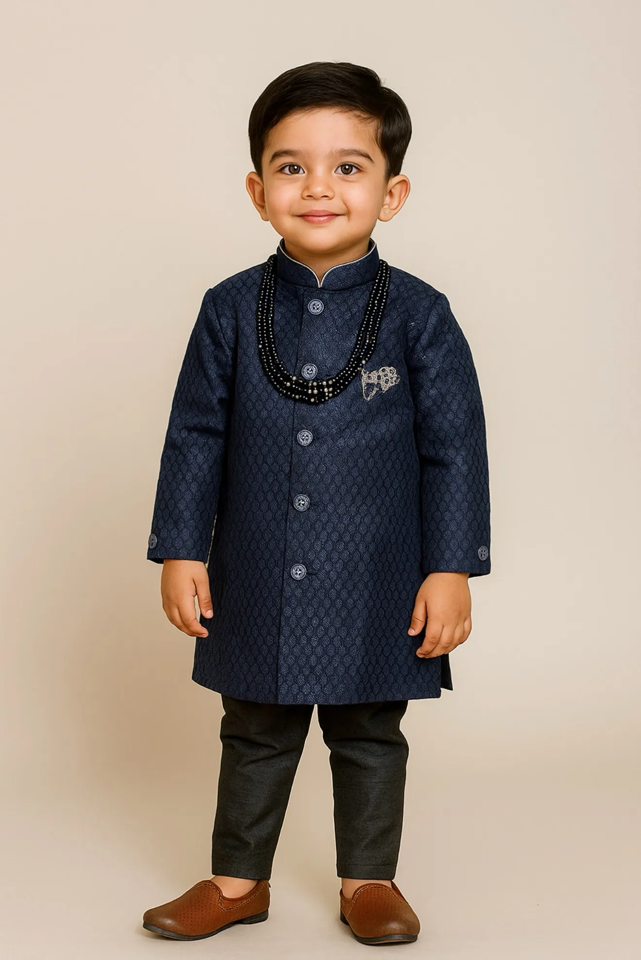 Boys Sequence Prince Coat view 2