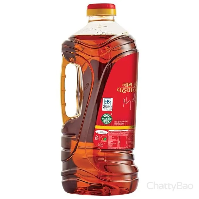 Bail Kolhu Kachi Ghani Mustard Oil Bottle 2 L view 2