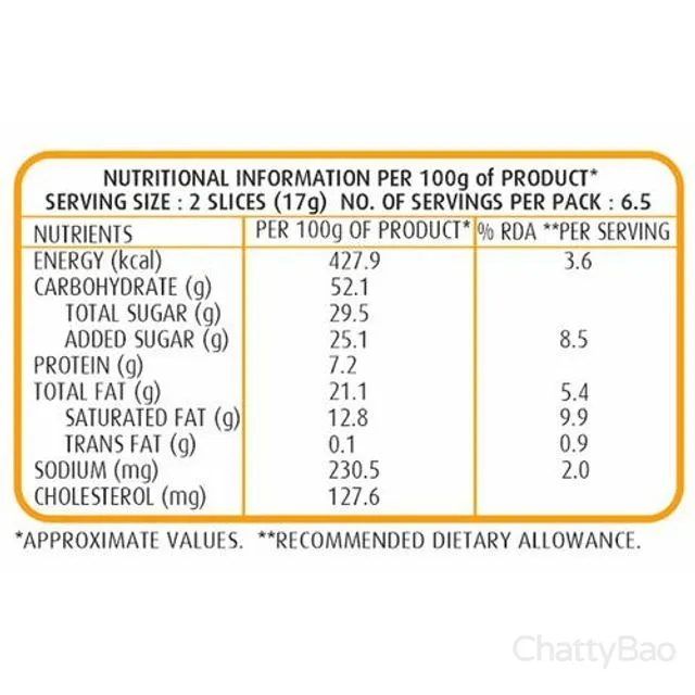 Winkies Cake Slice - Chocolate 110 g view 3