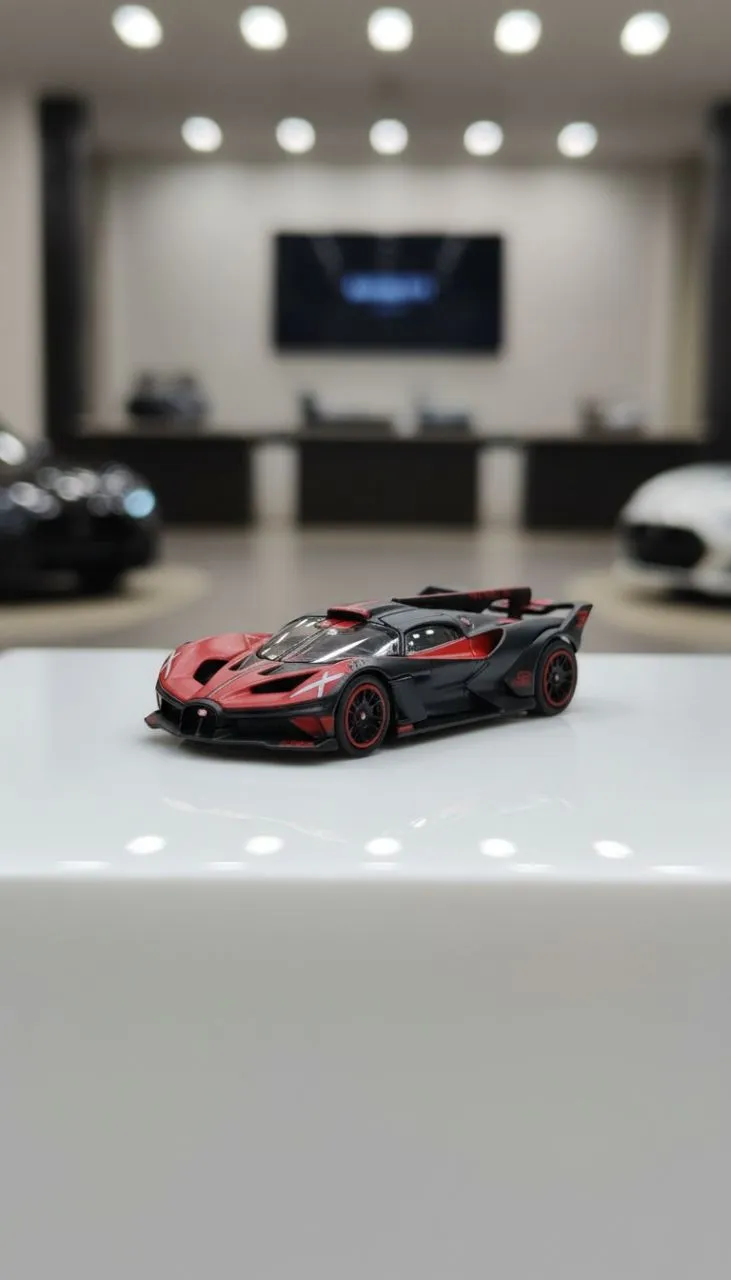 Bburago Bugatti Bolide Red view 4
