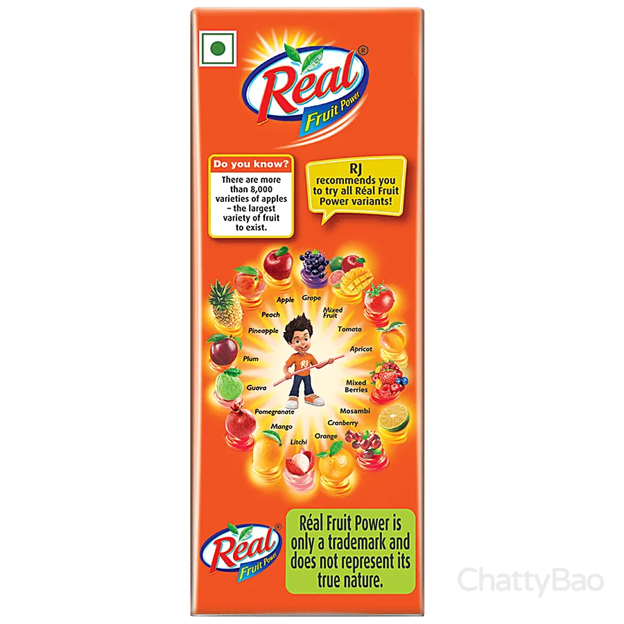 Real Apple Juice 180 ml view 2